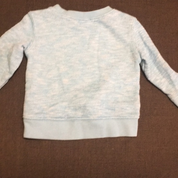Cute sweatshirt with lace front (size 12 months) - Picture 4 of 4